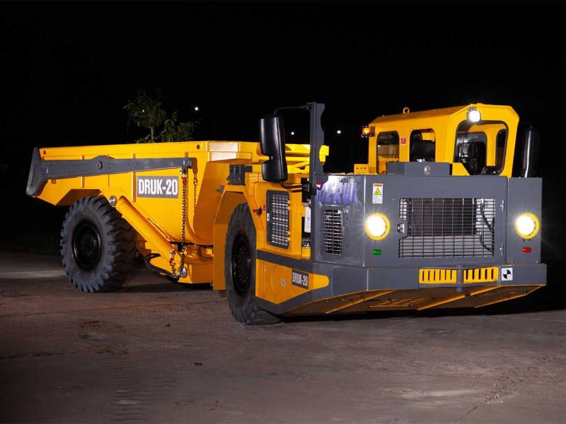 Подземный дизельный самосвал DRUK-20